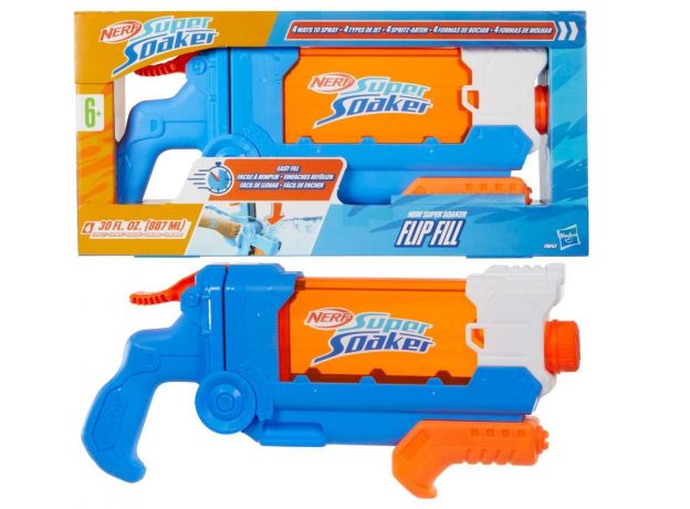 تفنگ آبپاش نرف Nerf مدل Super Soaker Flip Fill, image