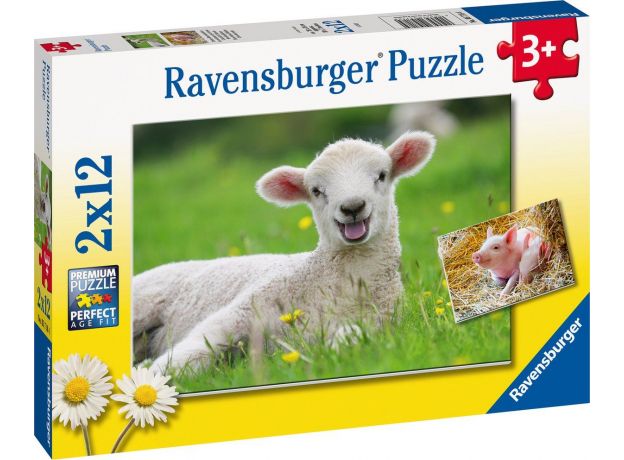 پازل 2 در 1 راونزبرگر مدل حیوانات مزرعه, image