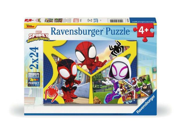 پازل 2 در 1 راونزبرگر مدل اسپایدی و دوستان شگفت انگیز, image