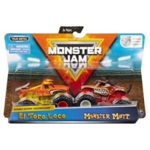 ماشین‌های دوقلو Monster Jam مدل El Toro Loco & Monster Mutt با مقیاس 1:64, image