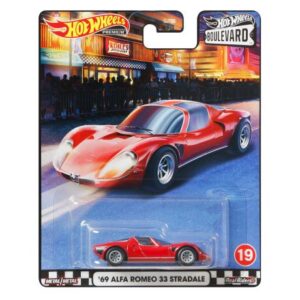 پک تکی ماشین Hot Wheels سری Boulevard مدل '69 Alfa Romeo 33 Stradale, image