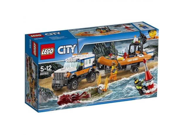 لگو مدل ماشین و قایق گارد ساحلی سری سیتی (60165), image