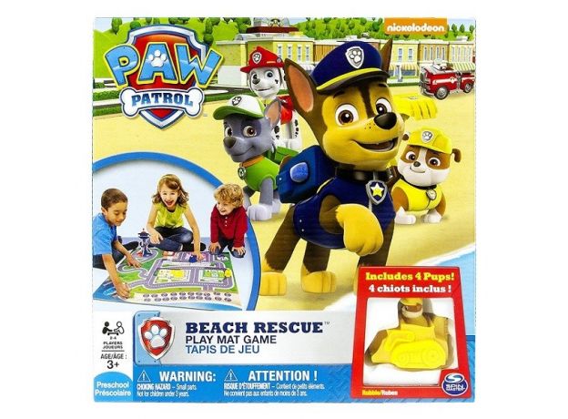 بازی گروهی پاپاترول مدل Playmat Beach Resc, image