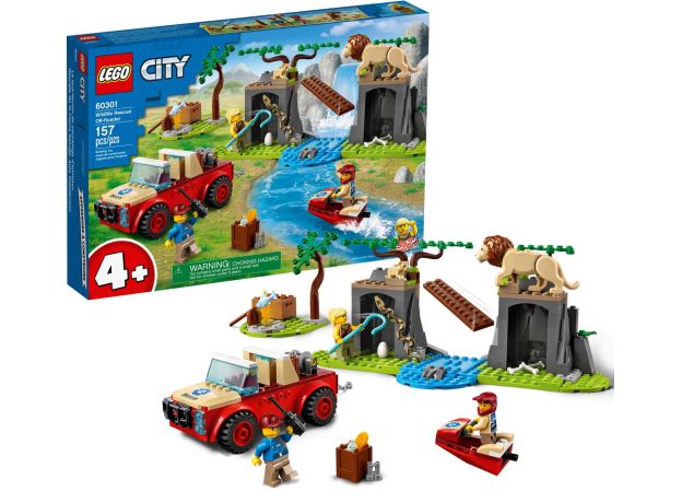 لگو سیتی مدل ماشین آفرود نجات حیات وحش (60301), image