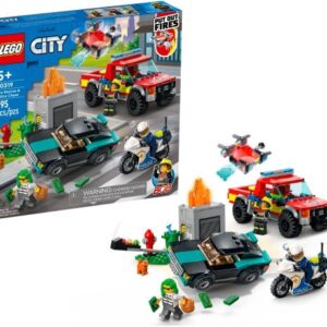 لگو سیتی مدل عملیات نجات و تعقیب و گریز آتش نشانی و پلیس (60319), image