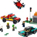 لگو سیتی مدل عملیات نجات و تعقیب و گریز آتش نشانی و پلیس (60319), image 3