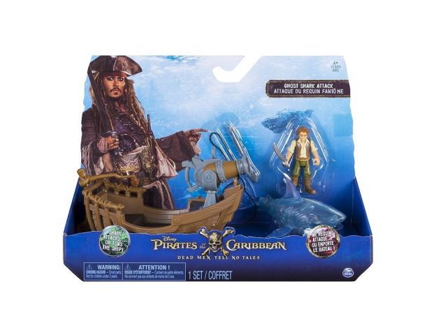 سِت کشتی مدل حمله‌ی کوسه (دزدان دریایی کارائیب), image