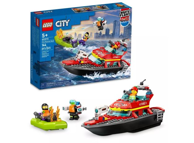 لگو سیتی مدل قایق آتش نشانی (60373), image