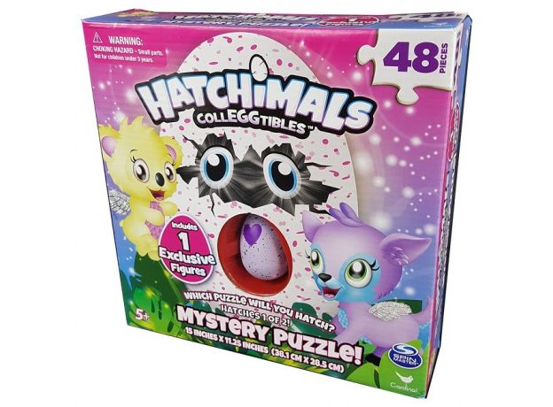 پازل 48 تکه هچیمال Hatchimals با 1 فیگور(Cardinal), image