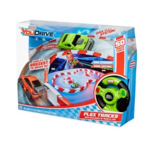 ست بازی پیست مسابقه و ماشین کنترلی سبز Little Tikes