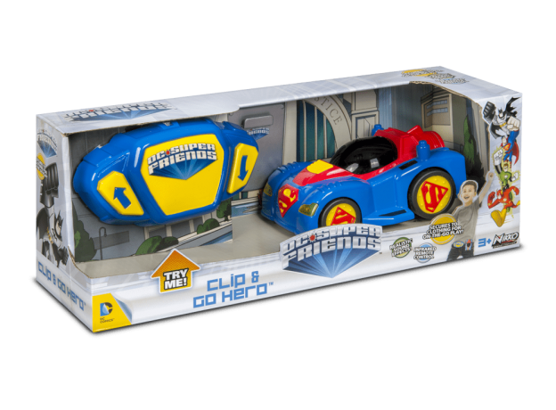 ماشین Super Friends Clip and Go Hero مدل سوپرمن (Superman), image
