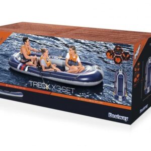 ست قایق بادی 3 نفره Hydroforce به همراه پمپ بادی و پارو Bestway, image