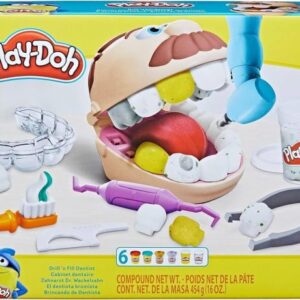 ست خمیربازی دندانپزشکی دکتر دریل مدل پر کردن دندان Play Doh, image