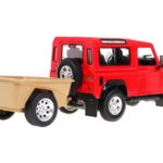 ماشین کنترلی لندرور Defender همراه با تریلر راستار با مقیاس 1:14 (قرمز), image 5