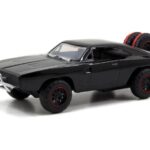 پک 2 تایی ماشین های فلزی Fast & Furious مدلDoms’s Dodge Charger وTej's Jeep Wrangler با مقیاس 1:32, image 3