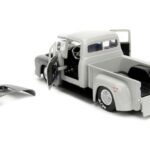 ماشین فلزی فورد 1956 مدل F-100 و فیگور فلزی Guile با مقیاس 1:24, تنوع: 253255057-Guile, image 8
