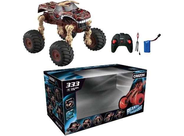 ماشین کنترلی آفرودی Big Wheels با مقیاس 1:14 Crazon, image