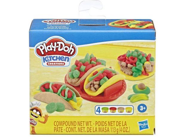 ست خمیربازی ساندویچ تاکو Play Doh, تنوع: E66865L00-Taco, image