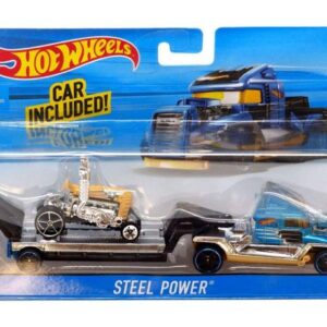 تریلی و ماشین Hot Wheels مدل Steel Power
