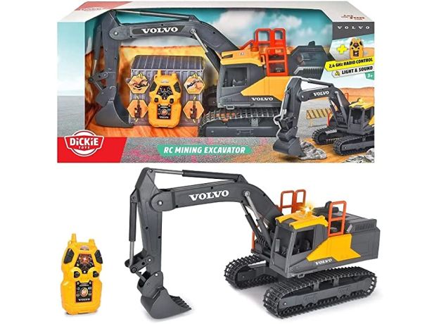 بیل مکانیکی کنترلی 60 سانتی ولوو Dickie Toys, image