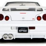 ماشین فلزی نیسان اسکای لاین 2002 مدل GT-R R34 و فیگور فلزی Ryu با مقیاس 1:24, تنوع: 253255071-Ryu, image 7
