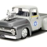 ماشین فلزی فورد 1956 مدل F-100 و فیگور فلزی Guile با مقیاس 1:24, تنوع: 253255057-Guile, image 7