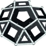 بازی مغناطیسی 68 قطعهای جیومگ مدل Black and White, image 14