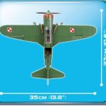 بلاک ساختنی کوبی مدل هواپیمای جنگنده PZL P-23B Karas, image 11