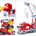 ماشین آتشنشانی ساختنی 290 قطعه Banbao, image 3