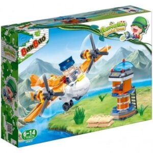 بلاک ساختنی بن بائو مدل هلیکوپتر و برج مراقبت, image