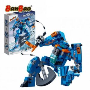 ربات ساختنی 2 در 1 آبی 291 قطعه Banbao, تنوع: 6318-Mech, image