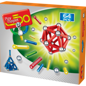 ست بازی مگنتی 64 تایی کلاسیک پلی مگنت