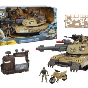 ست بازی تانک زرهی سربازهای Soldier Force مدل Armored Siege Tank