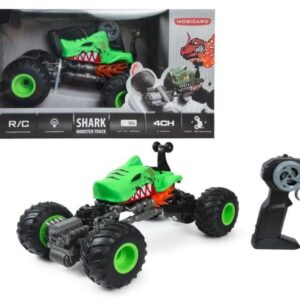 ماشین کنترلی Shark Monster Truck طرح کوسه Crazon مدل سبز, تنوع: 333-FD22161-Shark Monster Truck Green, image