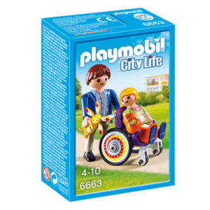 پلی موبیل کودک با ویلچیر(playmobil), image