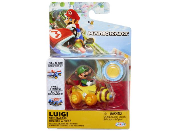 ماشین و فیگور لوئیجی همراه با سکه طلایی, تنوع: 69278-Luigi, image