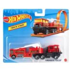 کامیون مسابقه ای Hot Wheels مدل Firehouse Fueler, تنوع: BFM60-979J-Firehouse Fueler red, image 3