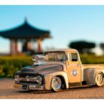 ماشین فلزی فورد 1956 مدل F-100 و فیگور فلزی Guile با مقیاس 1:24, تنوع: 253255057-Guile, image 3