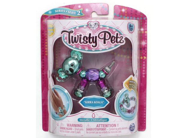 پک تکی دستبند درخشان Twisty Petz مدل Kiara Koala, image