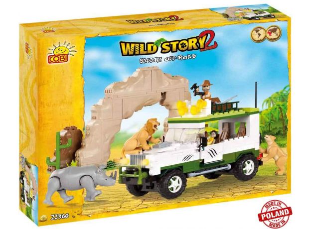 بلاک ساختنی کوبی مدل ماشین آفرود در حیات وحش, image