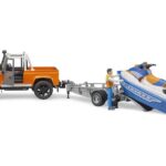 ماشین آفرود Land Rover به همراه تریلر و جت اسکی برودر Bruder, image 3