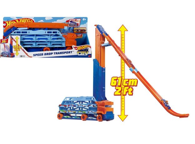 کامیون Hot Wheels سری City مدل Speed Drop Transport, image