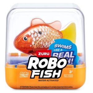 ماهی کوچولوی نارنجی با دم زرد رباتیک روبو فیش Robo Fish, تنوع: 7191 - Orange 2, image