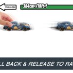 پک 2 تایی ماشین‌ های Hot Wheels سری Pull-Back Speeders مدل Muscle and Blown و Alpha Pursuit, image 4