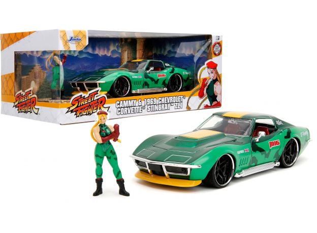 ماشین فلزی شورلت 1969 مدل ZL1 و فیگور فلزی Cammy با مقیاس 1:24, تنوع: 253255061-Cammy, image
