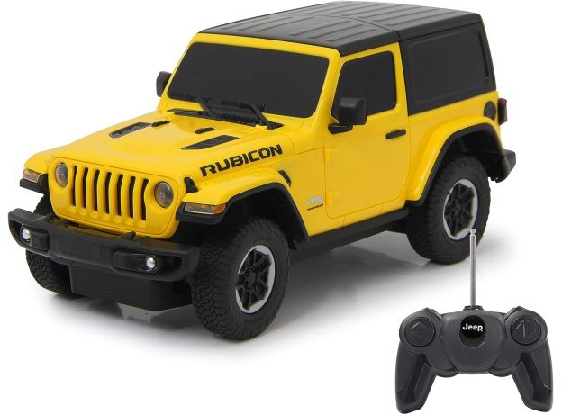 ماشین کنترلی جیپ Wrangler Rubicon زرد راستار با مقیاس 1:24, تنوع: 79500-Yellow, image