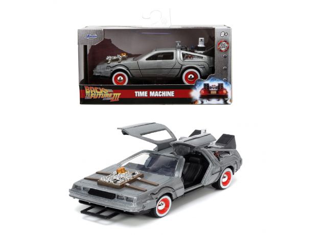ماشین زمان فلزی Back to the Future 3 با مقیاس 1:32, image