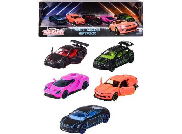 پک 5 تايی ماشين های فلزی Majorette مدل Light Racer, image