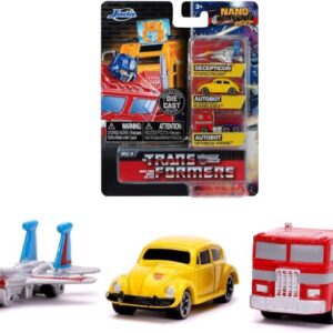 پک 3 تایی ماشین‌های فلزی کوچک Hollywood Rides مدل Transformers, تنوع: 253251013-Transformers, image