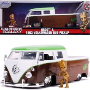 پیکاپ فلزی Volkswagen و فیگور فلزی گروت با مقیاس 1:24, image